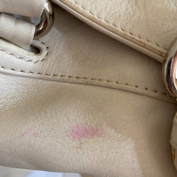 Cole Haan White Leather Shoulder Bag - Picture 8 of 10